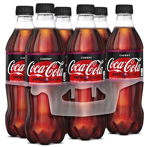 Photo 1 of Coca-Cola Zero Sugar Cherry Diet Soda Soft Drink 16.9 Fl Oz 6 Pack
