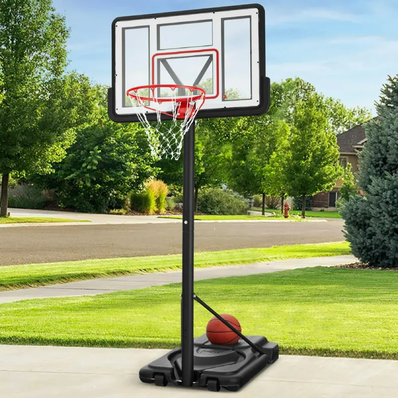 Photo 1 of Best Choice Products Adjustable Regulation-Size Basketball Hoop, Portable Sport System w/ Fillable Base, 2 Wheels