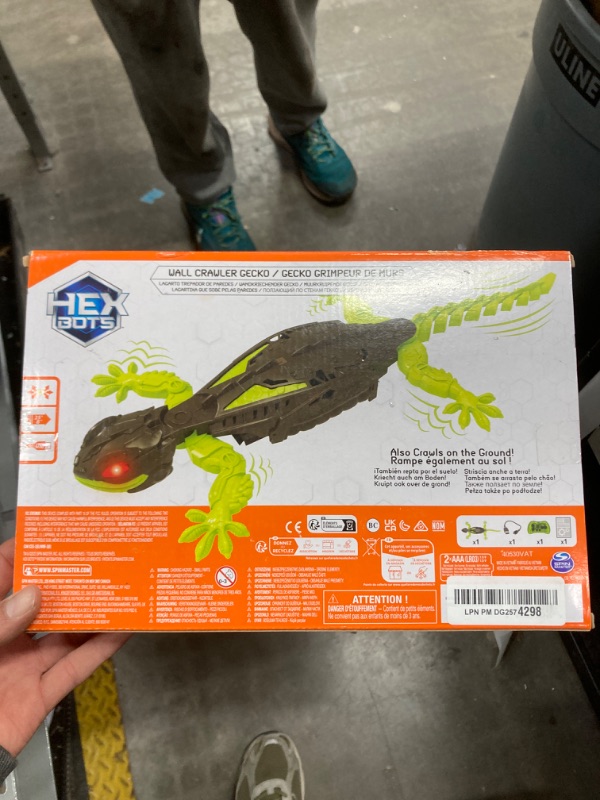 Photo 1 of HEX BOTS Wall Crawler Gecko, Rechargeable Remote Control Robot Kids Toys, Climbs up Walls for Prank Toys & Games, RC Robot Toys for Boys & Girls Ages 4 & Up