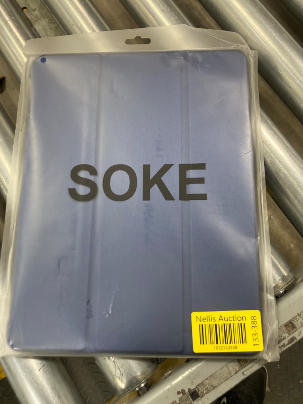 Photo 1 of Soke Case for iPad 9th Generation 2021/ iPad 8th Generation 2020/ iPad 7th Gen 2019, [Slim Trifold Stand + Auto Wake/Sleep], Premium Protective Hard PC Back Cover for iPad 10.2 Inch (Navy)