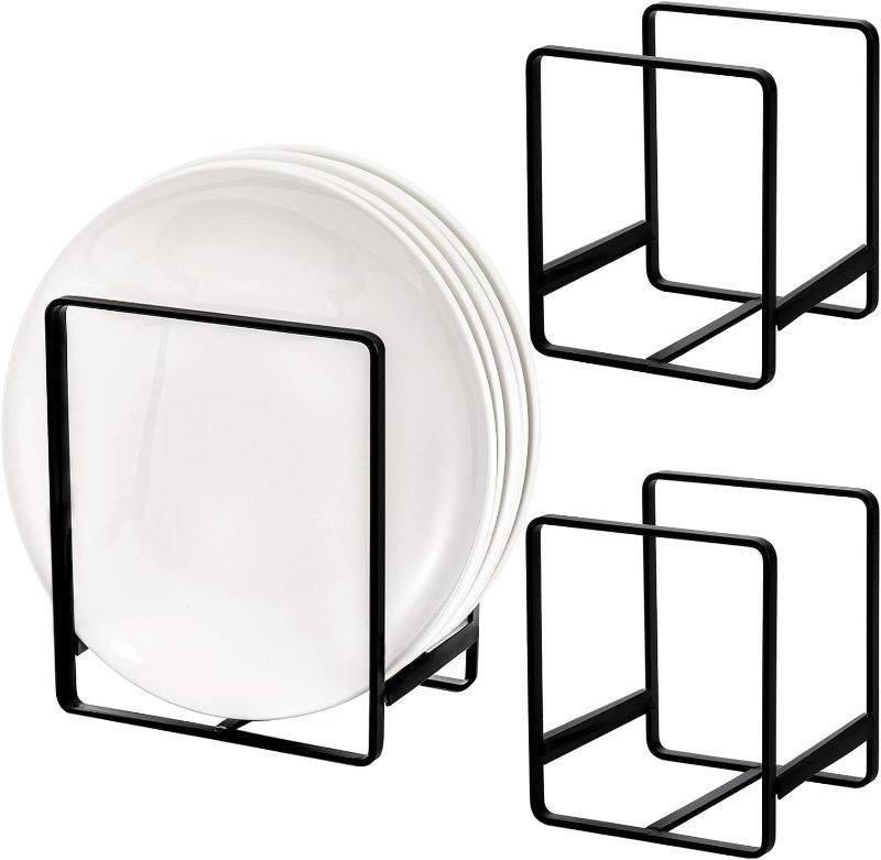 Photo 1 of 
ZOOFOX 3 Pieces Metal Dish Organizer, Plate Organizer for Cabinet, Kitchen Storage Cabinet Organizer for Plates, Pots and Pans (2 Sizes)