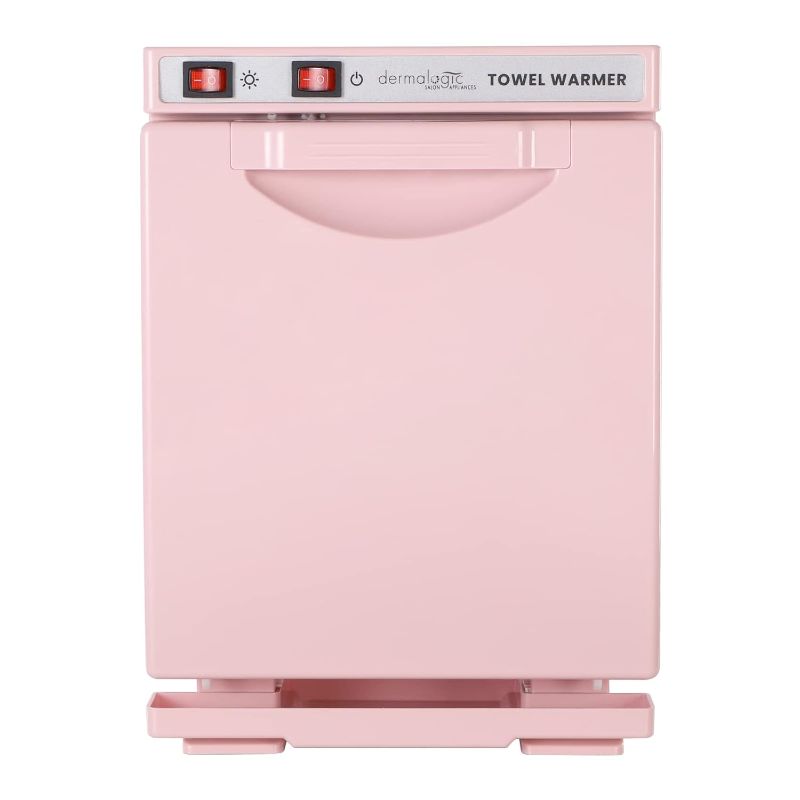 Photo 1 of ***CHECK NOTES***Towel Warmer, Towel Heater Warmer Cabinet 2 in 1 Electric Equipment 5L Massage Facial Spa Beauty Salon Nails Shop GYM Home, Pink