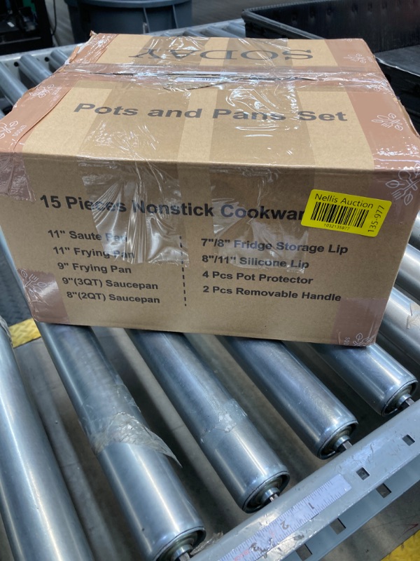 Photo 1 of 15Pcs Pots and Pans Set Non Stick