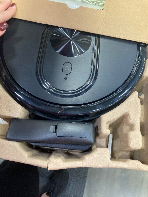 Photo 2 of ***MAYBE PARTS ONLY***
Robot Vacuum and Mop Combo, 2 in 1 Mopping Robotic Vacuum with Schedule, App/Bluetooth/Voice, Max Suction 3200Pa, Self-Charging Robot Vacuum Cleaner, Slim, Ideal for Pet Hair, Hard Floor, Carpet