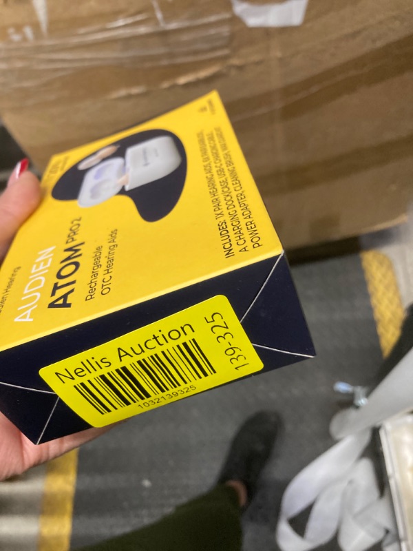 Photo 1 of Audien ATOM PRO 2 Wireless Rechargeable OTC Hearing Aid, Premium Comfort Design and Nearly Invisible