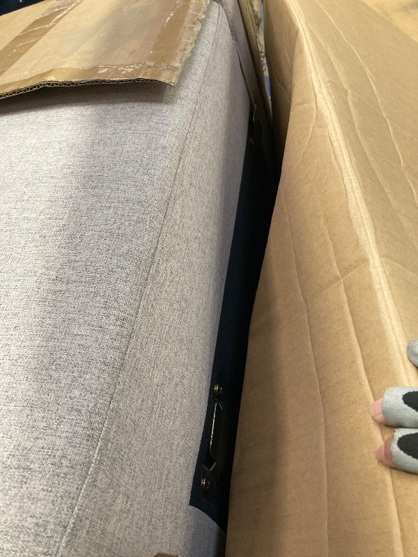 Photo 1 of 2 seat sofa w/pull out bed gray