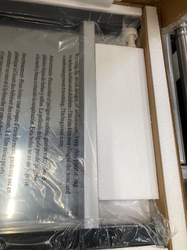 Photo 1 of Alpine Corporation Mirror Waterfall Fountain with Stones and Lights - Zen Indoor/Outdoor Decor for Office, Living Room, Patio, Entryway - 72 Inches
***SET 1 OF 2 ONLY-MISSING BOX -JUST MIRROR***