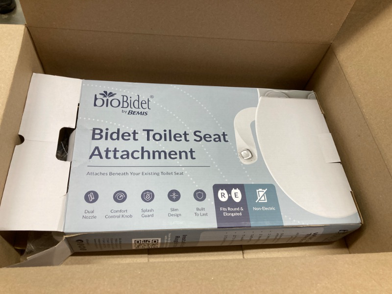 Photo 2 of *** attachment only, seat not included*** Delta Faucet Elongated Bidet Toilet Seat, Bidet Attachment for Toilet, Elongated Toilet Bidet, Elongated Toilet Seat, Bidet Sprayer, Toilet Water Spray, White 833004-WH