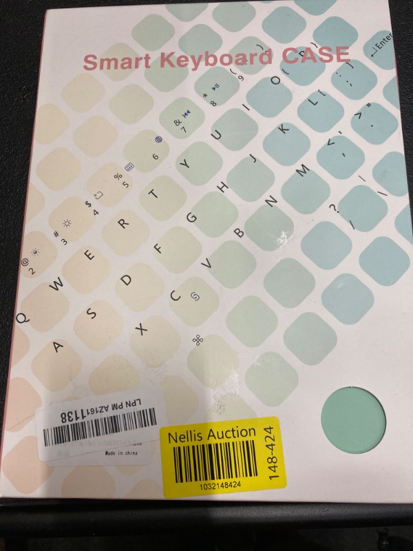 Photo 2 of 2021 New iPad 9 iPad 8 iPad 7 10.2" Air 3 Pro 10.5 Keyboard Case Cute Round Key Color Keyboard Wireless Detachable BT Keyboard Cover for iPad 9th 8th 7th Air 3rd Generation (iPad10.2/10.5",MintGreen)