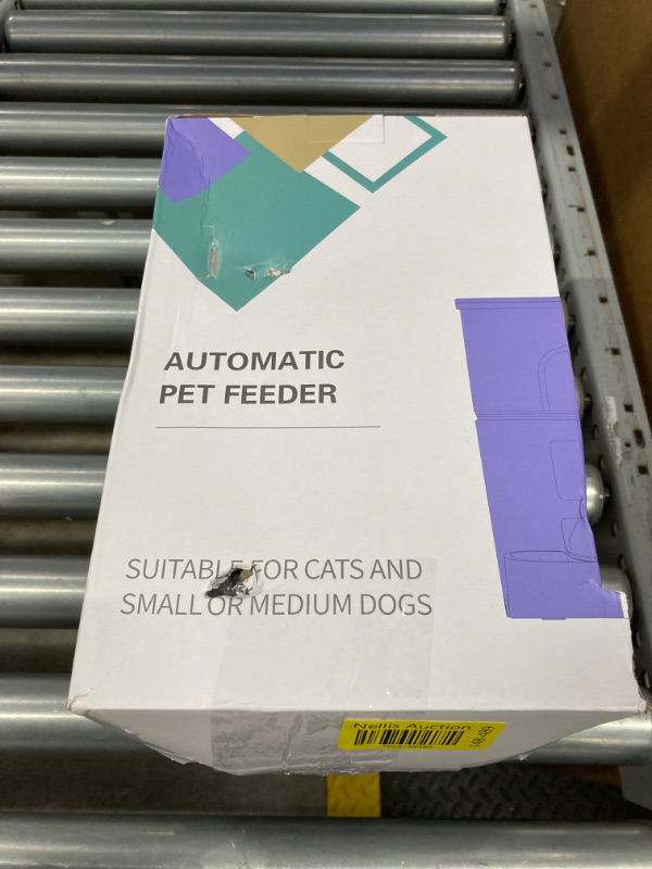 Photo 1 of IMIPAW Automatic Cat Feeders, 3L Timed Cat Dry Food Dispenser, Dual Power Supply, Programmable Portion Size, 1-6 Meals Per Day, Auto Pet Feeder for Cats and Small Dogs