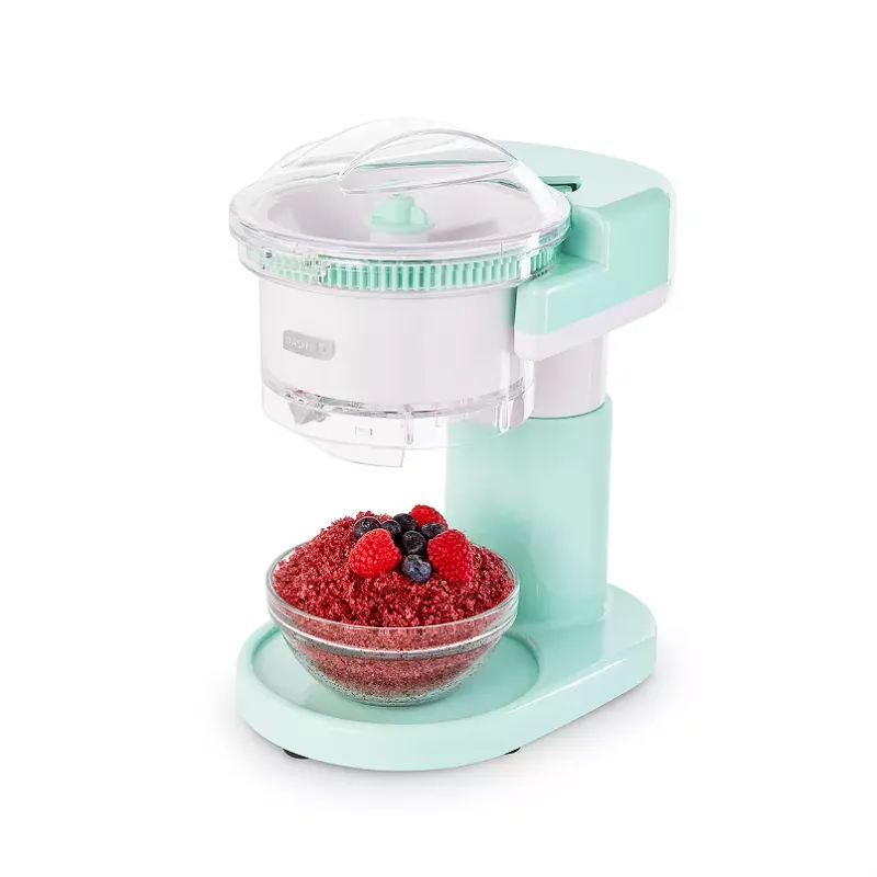 Photo 1 of DASH Shaved Ice Maker and Slushie Machine (Aqua): Multi-Purpose Ice Shaver Machine for Homemade Shaved Ice, Snow Cones, Slushies, Cocktails & More with Stainless Steel Blades, Easy to Clean and Store