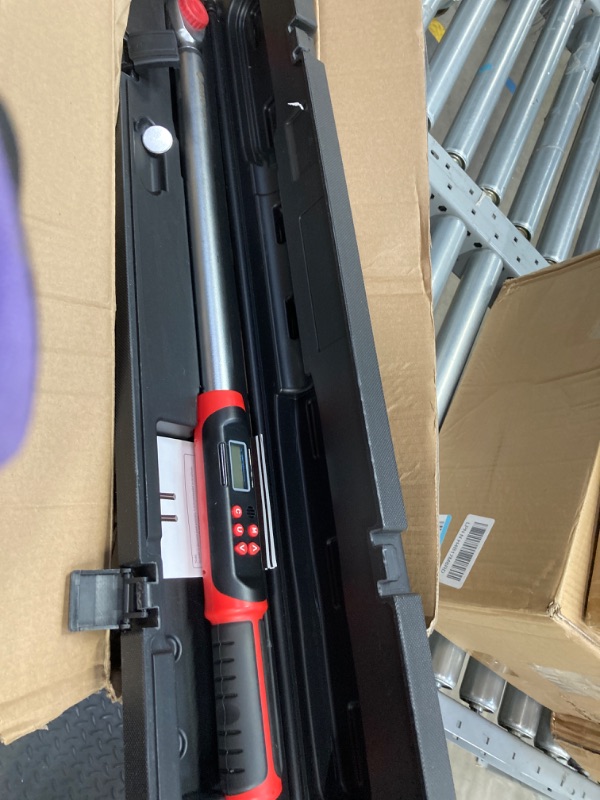 Photo 1 of 1/2-Inch Drive Digital Torque Wrench(12.5-250.8 ft-lbs./17-340Nm), Electronic Torque Wrench with Buzzer & LED Indicator, Accurate to ±2%,Torque Wrench Set for Bike Moto Car