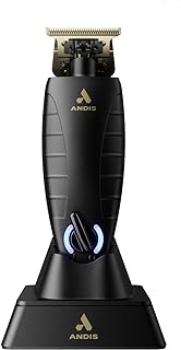 Photo 1 of Andis Black Label MLC Professional Master Cordless Hair Trimmer, Adjustable Carbon Steel Blade Hair Clipper for Close Cutting, Black