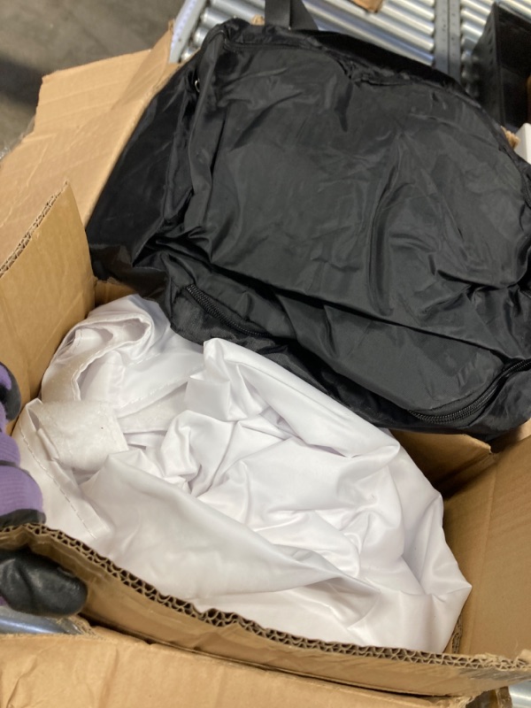 Photo 1 of GYUEM 20 feet Inflatable Portable Projector Movie Screen - Huge Air-Blown Cinema Projection Screen Package with Rope, Blower,Tent Stakes - Front & Rear Projection,for Outdoor Party Backyard Pool Fun