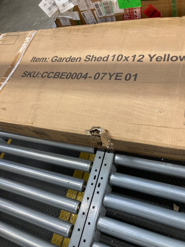 Photo 1 of 10 X 12 YELLOW GARDEN SHED