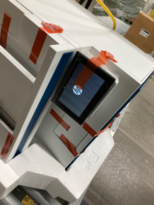 Photo 1 of HP Color LaserJet Pro MFP 4301fdn Printer, Print, Scan, Copy, Fax, Fast, Easy setup, Mobile printing, Advanced security, Best-for-small teams. Ethernet & USB only. Not Wireless. 16.6 x 17.1 x 15.1 in.