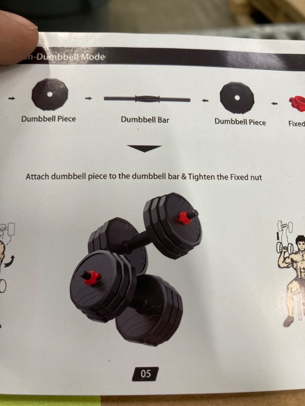 Photo 2 of Adjustable dumbells