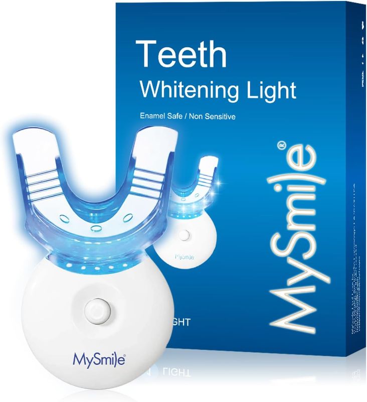 Photo 1 of ***FACTORY SEALED***MySmile Teeth Whitening Light with Mouth Trays- 5LED Powerful Accelerator Light Integrated with Smart Timer and Long Lasting Batteries(Teeth Whitening Gel Not Included)