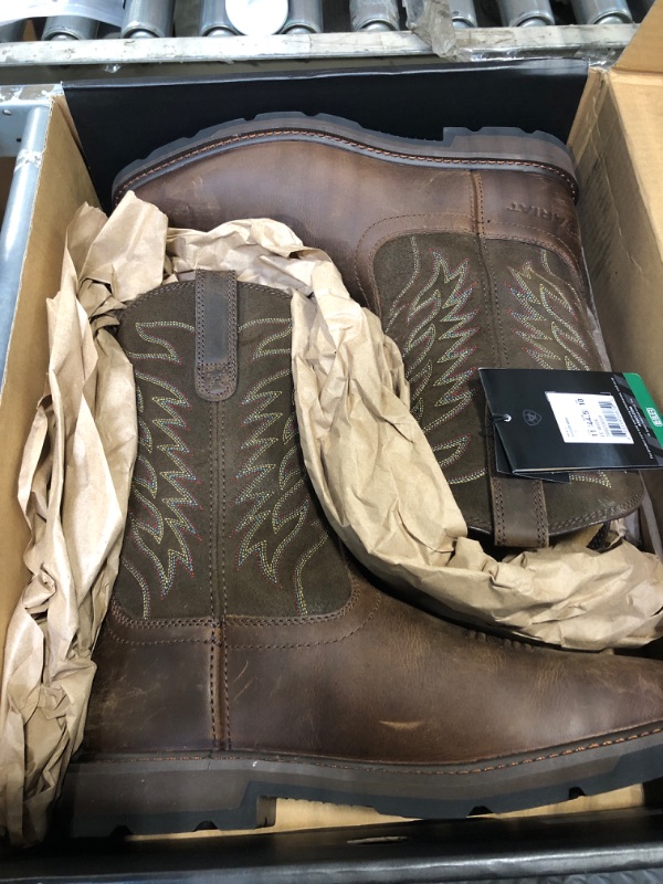 Photo 2 of ARIAT Men's Groundbreaker Square Toe Work Boot