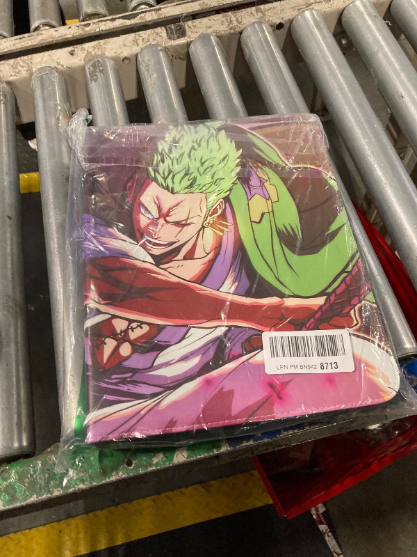 Photo 2 of 400 Pockets Zoro Card Binder for One Piece Zoro Cards,Portable Waterproof Card Storage Book with Removable Sleeves for Anime, Sword and TCG Card