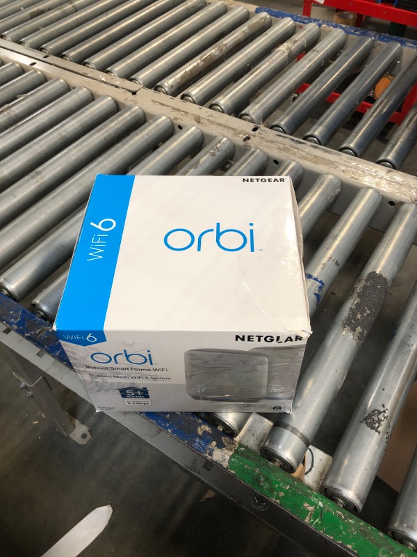 Photo 1 of NETGEAR Orbi Router Whole Home Mesh WiFi System - Tri-band WiFi Router. Up to 2,500sqft of WiFi Coverage, AC3000 (RBR50) (2-pack)