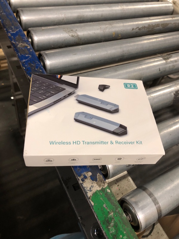 Photo 1 of Wireless HDMI Transmitter and Receiver, HDMI Wireless Extender Portable 4k Wireless HDMI Kit, Plug & Play, Support 2.4/5GHz for Streaming Video and Audio to Monitor from Laptop/Pc/Tv Box/Projector