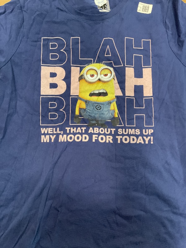 Photo 1 of Minions Men's Best Dad T-Shirt, Large, Royal Heather