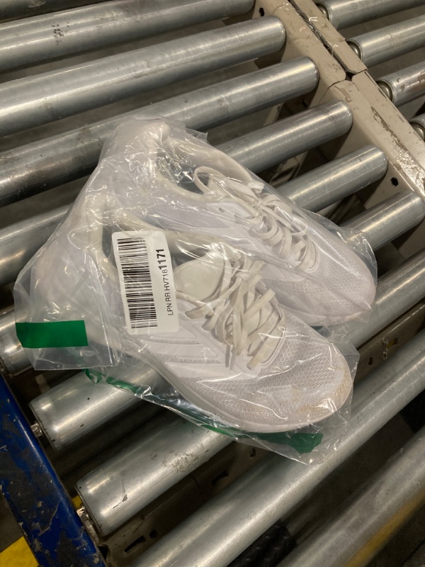 Photo 1 of adidas Men's Run Falcon 5 Sneaker, White/White/White, 7.5
