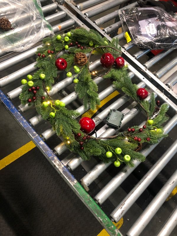 Photo 1 of ***  3 AA batteries not include, only for test  *** Christmas Garland, Artificial Cedar Garland