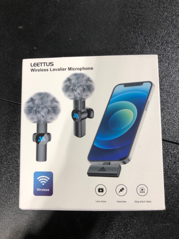 Photo 2 of 2pcs Lavalier Wireless Microphone for iPhone iPad