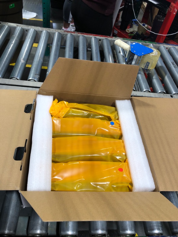 Photo 1 of 414A Toner Cartridges 4 Pack (with Chip) Compatible Replacement for HP 414A 414X for Color Laserjet Pro MFP M479fdw M479fdn M479dw Pro M454dw M454dn M479 M454 Printer Ink W2020A W2020X High Yield