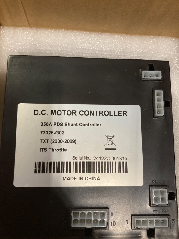 Photo 4 of 36V 350A Motor Controller w/ ITS Replacement for 2000-2024 EZGO TXT Golf Carts 73326-G02, 73326-G03, 73326G02, 73326G03