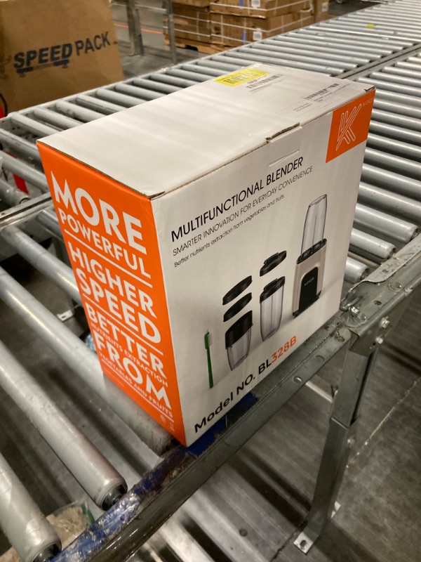 Photo 1 of ***used selling for parts final sale***
parts only KOIOS Blender for Smoothies, 1000W Personal Blender and Grinder Combo for Kitchen with 2x27oz Portable Smoothie Cups with To-Go Lids 12oz Coffee Cup with Seal Cover Non-BPA for Baby Food, Ice Drinks  fina