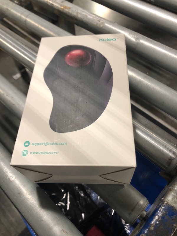Photo 1 of Nulea Wireless Ergonomic Trackball Mouse, Rechargeable, Bluetooth Rollerball Mouse, 44mm Index Finger Trackball, 5 Adjustable DPI, Compatible with PC, Laptop, iPad, Mac, Windows, Android