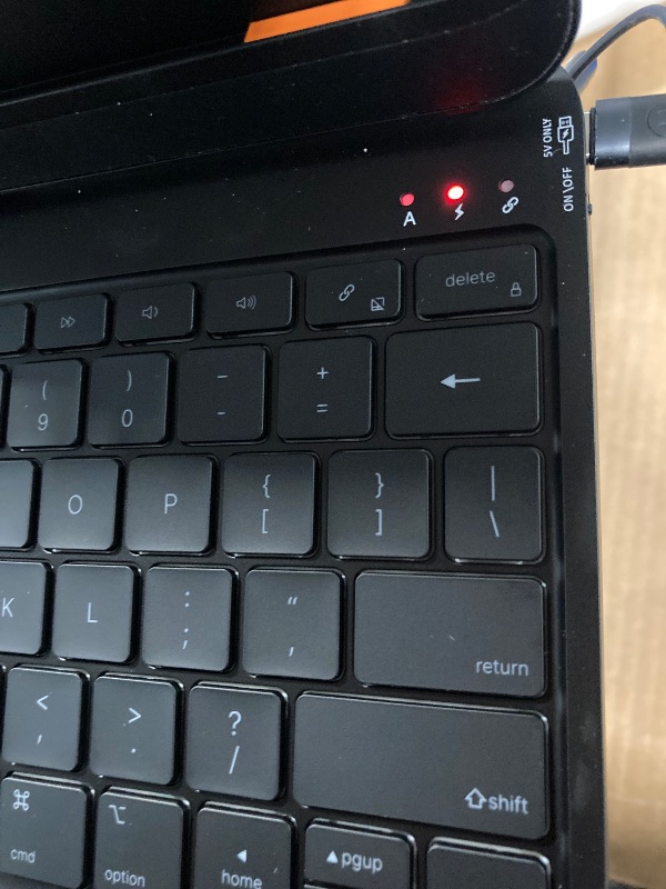 Photo 1 of typecase Keyboard Case for iPad Pro 13-inch (M4, 2024) & iPad Air 13-inch (M2), Trackpad, 360° Rotatable, Wireless Keyboard, 11-Colors Backlit for iPad Pro 12.9 (6th/5th/4th/3rd Gen), Dark Black