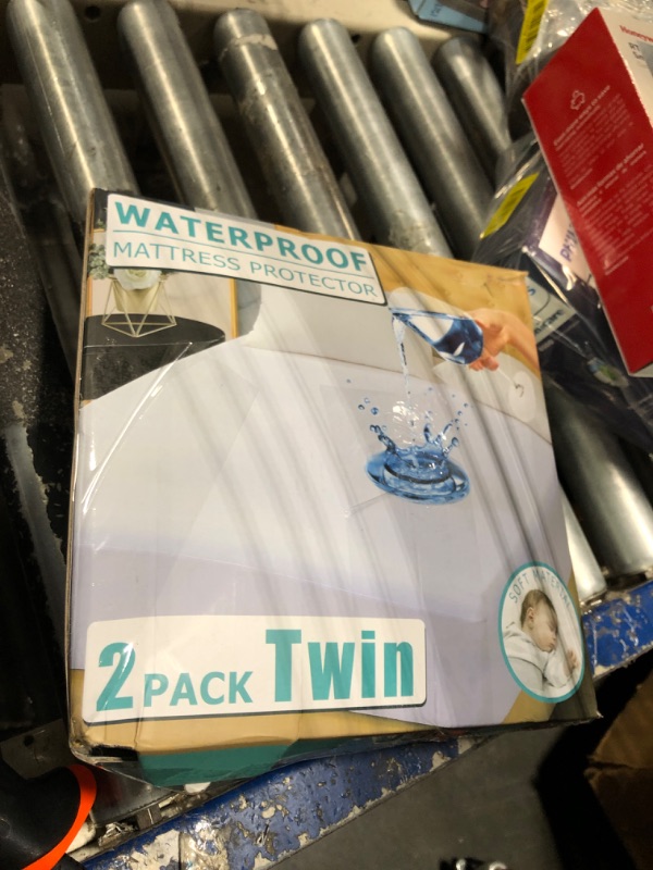 Photo 2 of 2 Pack Twin Size Premium Waterproof Mattress Protector