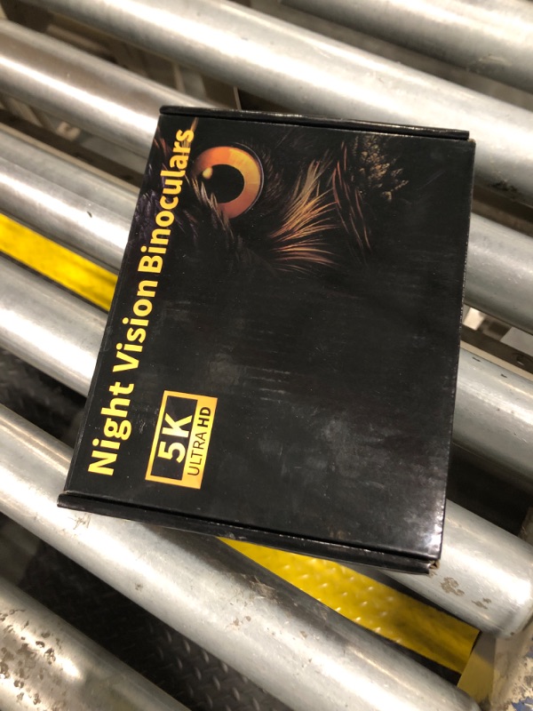 Photo 1 of Night Vision Goggles - 5K Night Vision Binoculars for Adults, 5000mAh Rechargeable Infrared Binoculars with 3'' Large Screen, 10X Digital Zoom External Flashlight for Camping