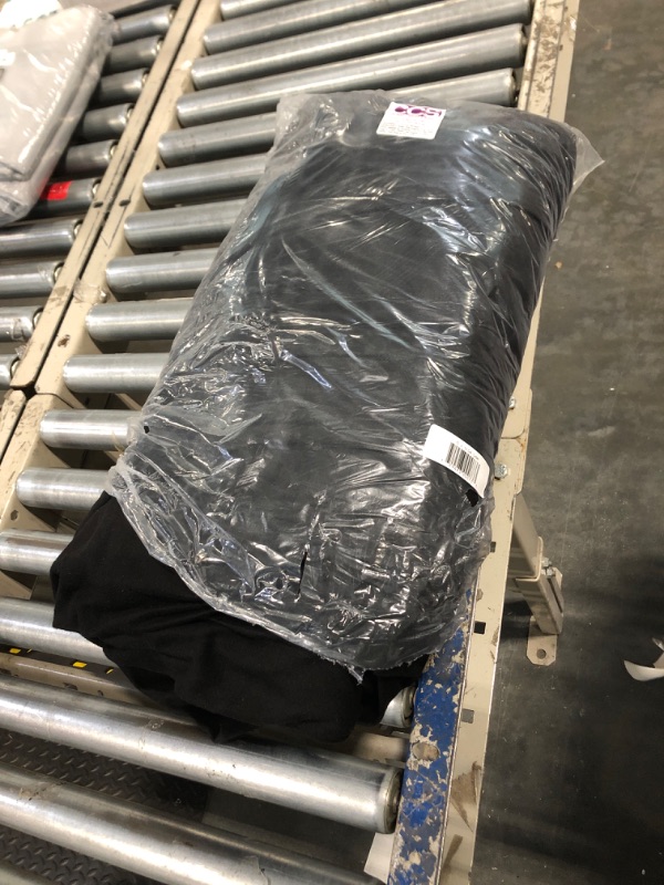 Photo 1 of CCS CHICAGO CANVAS & SUPPLY Black Golf Simulator Commando Cloth Curtain, Black, 10 by 15 Feet