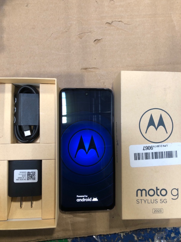 Photo 4 of ***uSED***LOCKED***Motorola Moto G Stylus 5G 2023 Unlocked Made for US 6/256GB 50 MPCamera Cosmic Black