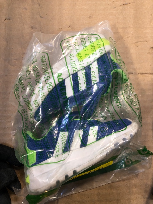 Photo 2 of adidas Baby Boy's Racer TR23 (Infant/Toddler) Team Royal Blue/White/Lucid Lime 4 Toddler M