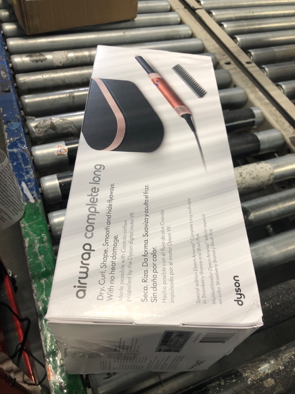 View 4 of Dyson Special edition Airwrap™ Complete long multi-styler in Strawberry bronze and blush pink with Detangling comb