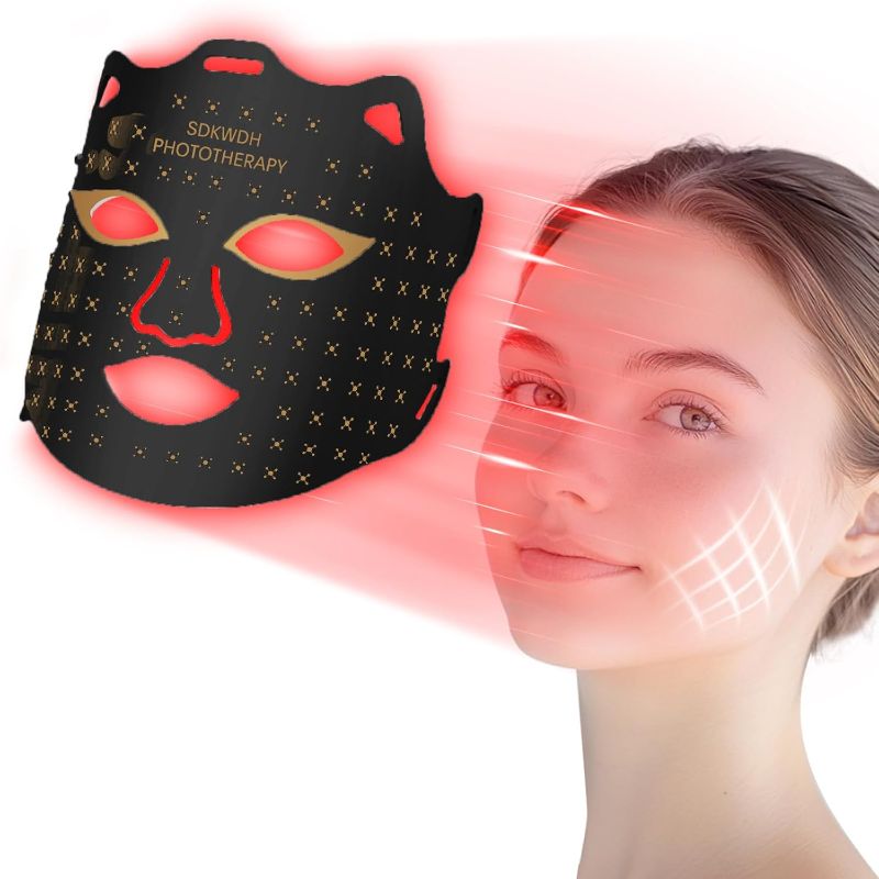 Red Light Therapy for Face, 7 Colors LED Face Mask Light Therapy At ...