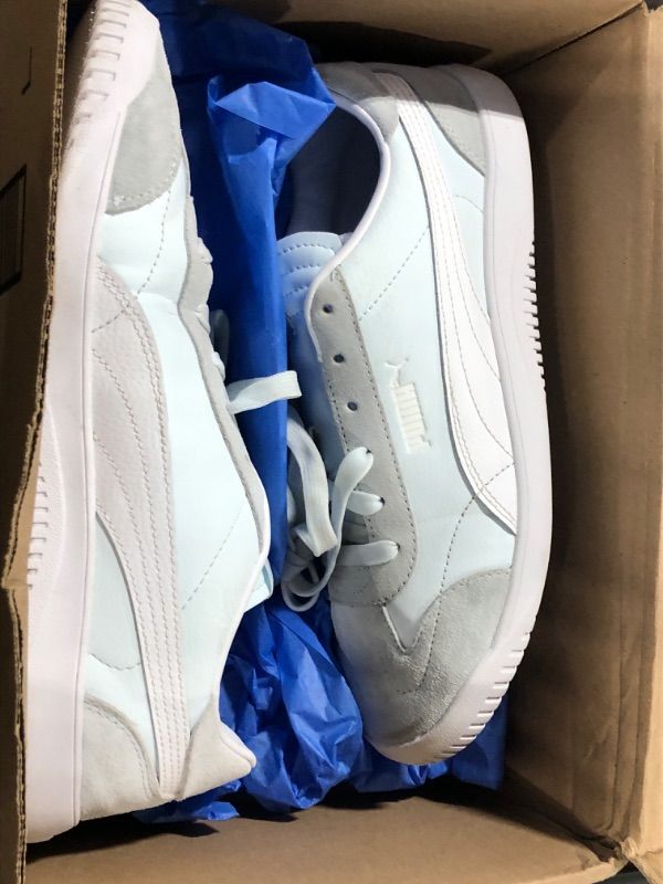 Photo 4 of ***NEEDS CLEANING FINAL SALE****

PUMA Women's Club 5V5 Suede Sneaker, Dewdrop White, 11