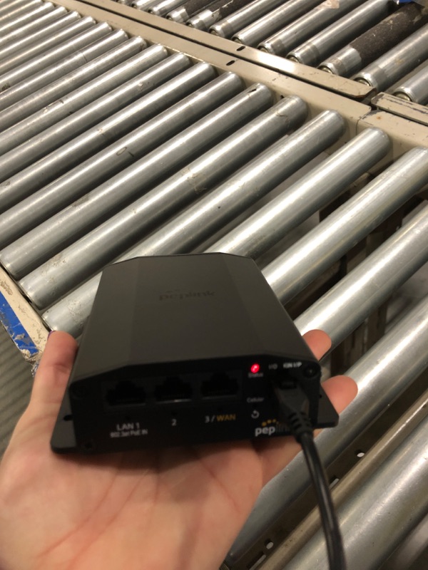 Photo 1 of Peplink Cellular Router MAX BR1 Mini - 5G Router | 5G/LTE Cellular Modem | 3 Ethernet LAN Connections (no WiFi/GPS) | Redundant SIM Slots, Built-in eSIM | Upgradeable to Dual WAN | VPN Capable