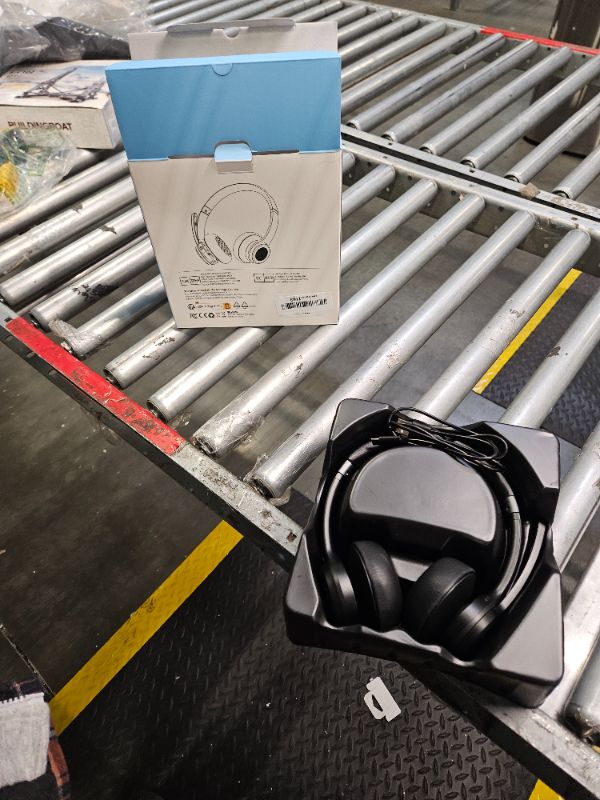 Photo 1 of **USED**
TECKNET Wireless Headset, Bluetooth Headset with AI Noise Cancelling Microphone - Rechargeable Bluetooth V5.2 Headphones, 50H Playtime & Mic Mute, On Ear Headphones for Trucker/Remote Work/Call Center