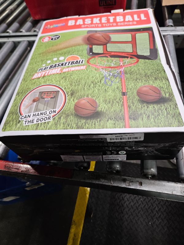 Photo 2 of **USED**
 ShyLizard Boys Toy Gifts for 3 4 5 6 7 8 Years Old, Kids Basketball Hoop Adjustable Height 3.5FT-6.2FT, Mini Basketball Hoop for Kid Boys, Basketball Goal Toys Outdoor Indoor Game Gifts for Boys