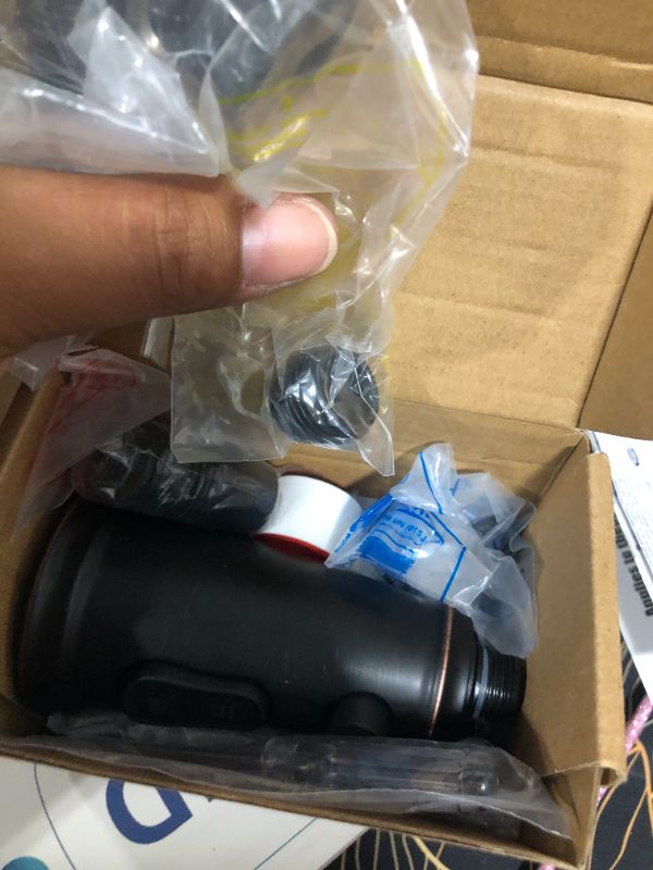 Photo 1 of Hibbent Pull Down Kitchen Faucet Head Replacement, 3-Function Kitchen Sink Sprayer Head Nozzle with 15 Adapters, Compatible with Moen, American Standard, Delta, Kohler Faucets-Oil-Rubbed Bronze