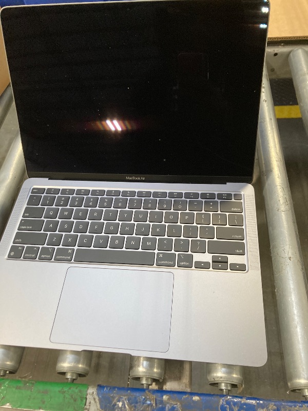 Photo 4 of 2020 Apple MacBook Air Laptop: Apple M1 Chip, 13” Retina Display, 8GB RAM, 256GB SSD Storage, Backlit Keyboard, FaceTime HD Camera, Touch ID. Works with iPhone/iPad; Space Gray