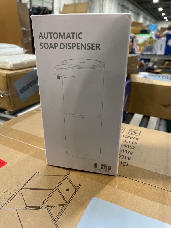 Photo 3 of ***item turns on, but no soap test function*** Gotofine Automatic Foaming Soap Dispenser,4-Level Adjustable Foam, Wall Mount Soap Dispenser,USB Rechargeable,12.8oz/ 380ml,Touchless Hand & Dish Soap Dispenser for Bathroom, Kitchen,Hotel, Restaurant