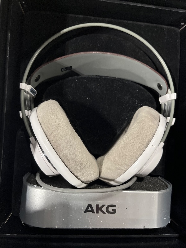 Photo 3 of AKG Pro Audio K701 Over-Ear, Open-Back, Flat-Wire, Reference Studio Headphones, White